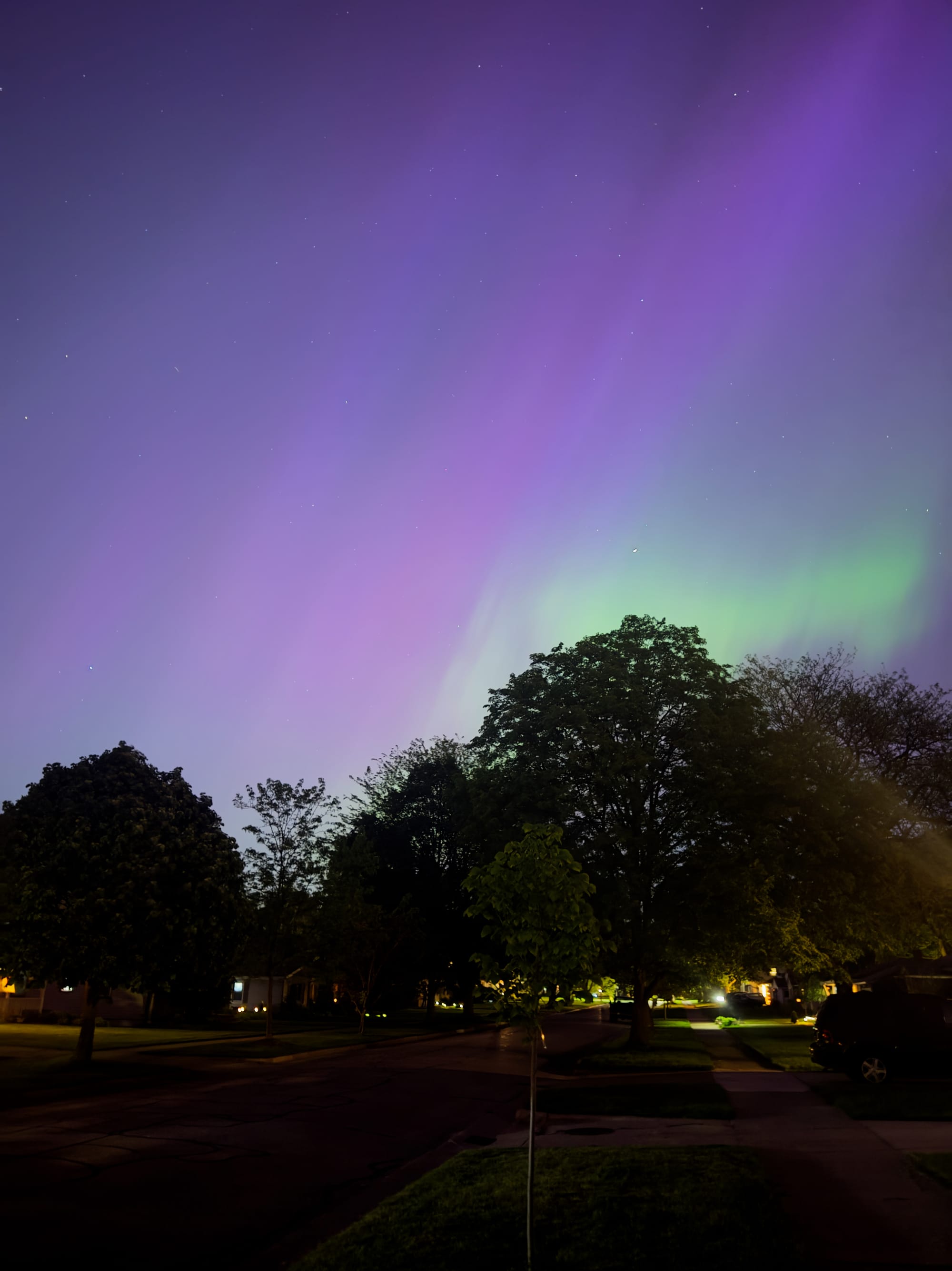 The difference of seeing the northern lights at home